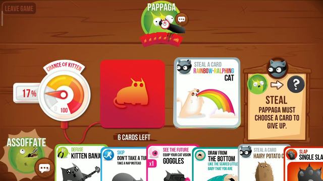 Exploding kittens - Pappaga смотреть онлайн