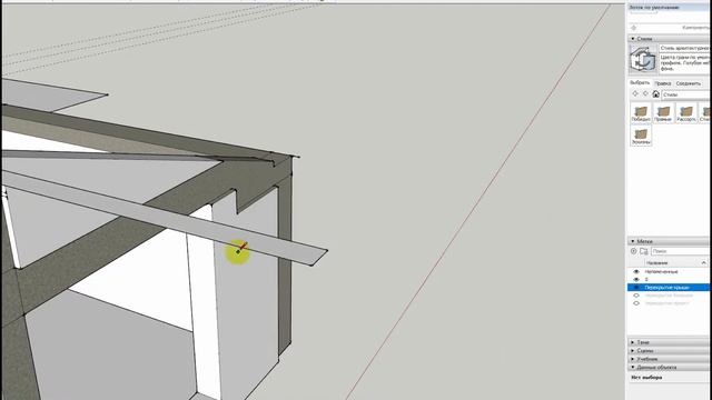 проект загородного дома в SKETCHUP за 20 минут