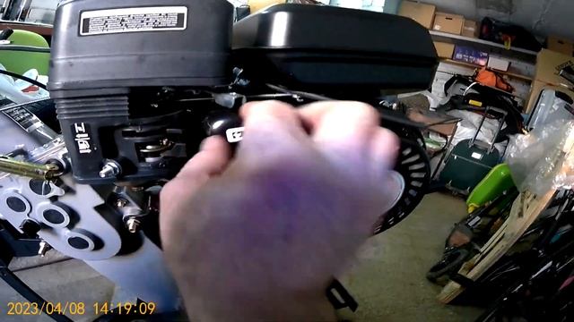 Мотоблок Forza МБ5-ЕСО, первый запуск.