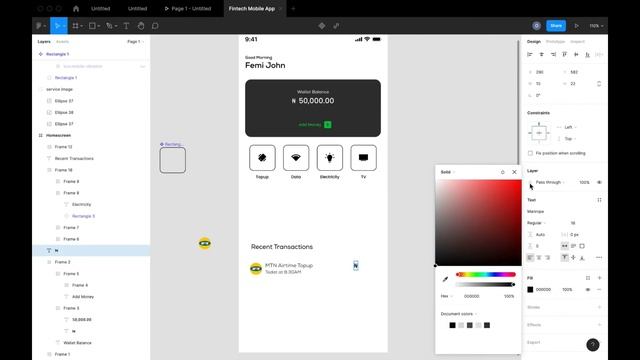 How to Design a Mobile App Homescreen with Figma