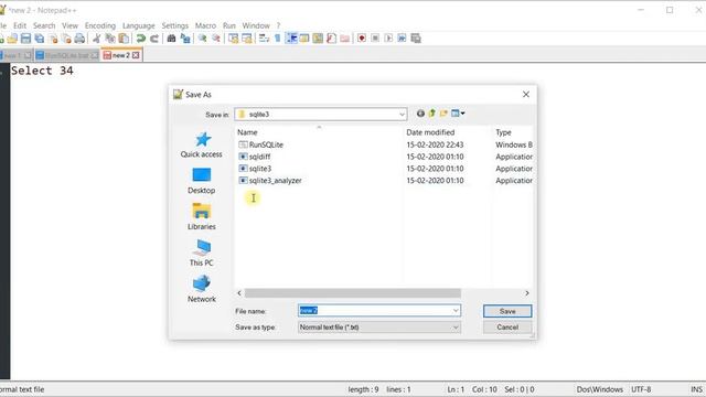 Execute SQLite queries in Notepad++ смотреть онлайн