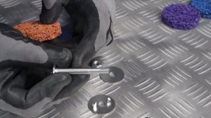 Насадка на дрель против краски и ржавчины. Круг коралл на шпинделе.