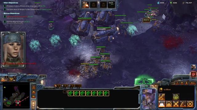 StarCraft 2 Coop Swann P1 solo on Miner's Evacuation, no expansion смотреть онлайн