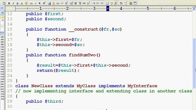 OOPS Concept in PHP Programming || Part9 || Multiple Inheritence смотреть онлайн