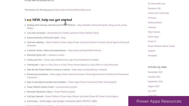 Power Apps Learning Resources for Beginners | Getting started references & training content смотреть онлайн