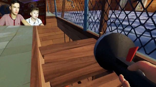 ПРИВЕТ СОСЕД Hello Neighbor # 3 УБЕГАЕМ ОТ АКУЛЫ ОНА ПРОГЛОТИЛА НАШ КЛЮЧ. НАКОНЕЦ ТО ОН НАС ВЫПУСТИ смотреть онлайн