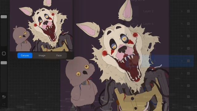The Mangle | FNaF JR’s SpeedPaint |