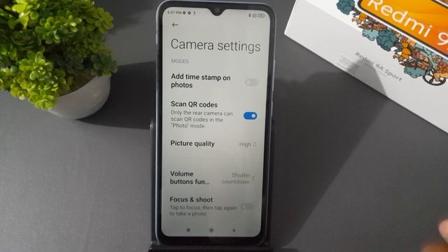how to on camera scan qr code redmi 9A, realme camera scan qr code setting смотреть онлайн