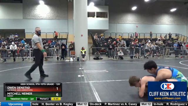 2020 USAW Preseason Nationals/3821 High School 9th-10th Grade 120 Owen Denstad LaCrosse Area Wrest смотреть онлайн