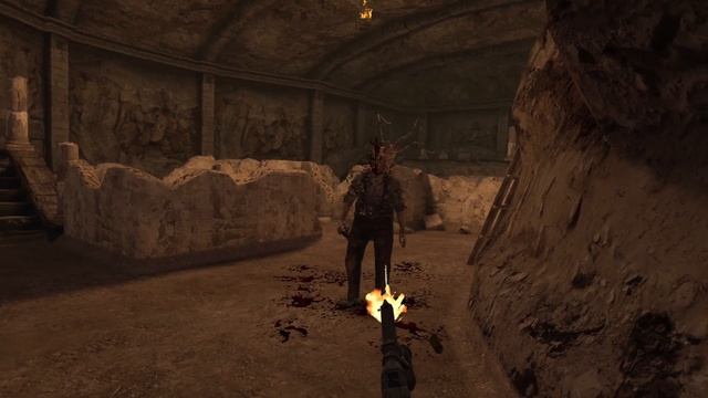 Resident Evil 4 VR - (Playthrough Part 11) Chapter 4-3 Mine carts good Quick time Events bad смотреть онлайн