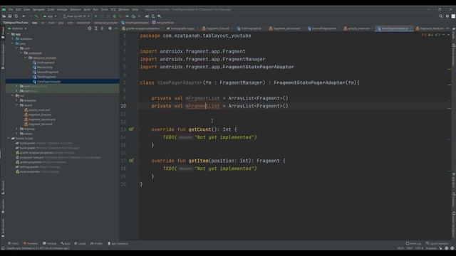 How to use tablayout with ViewPager in kotlin смотреть онлайн