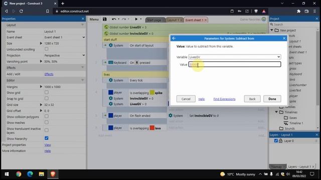 Construct 3 tutorial: How to add a game over screen смотреть онлайн