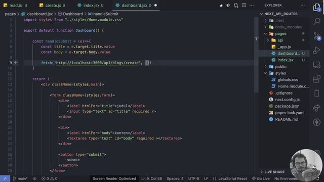 NEXT JS - API Routing смотреть онлайн