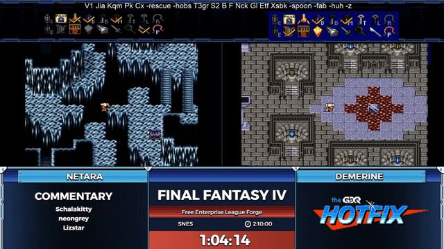 Final Fantasy IV Free Enterprise Race of Netara v Demerine in 2:12:20 - Frame Fatales May 2019 смотреть онлайн
