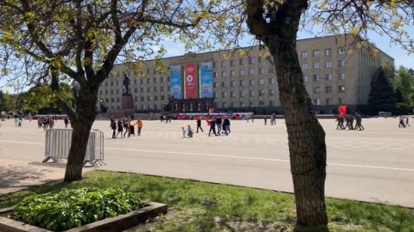 Ставрополь. 9 мая 2022. Итогдалие. Stavropol walking 4k. Прогулка по Ставрополю