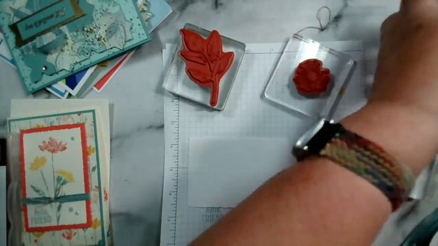 Six different cards with the Inked and Tiled stamps, punches and papers from Stampin Up! смотреть онлайн