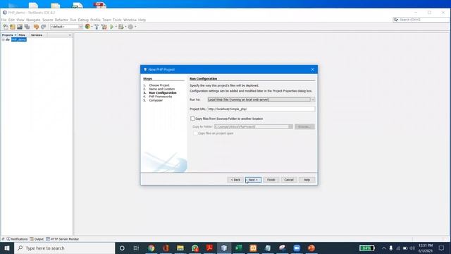 Sample Php Program creation using netbeans ide смотреть онлайн