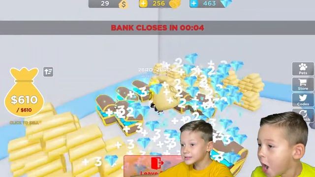 Сорвали куш! Симулятор ограбления банков в Roblox. Roblox Bank Robbery. смотреть онлайн