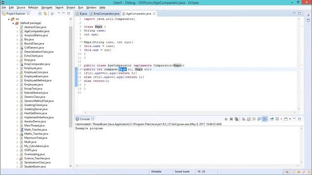 Java - Comparator Interface смотреть онлайн
