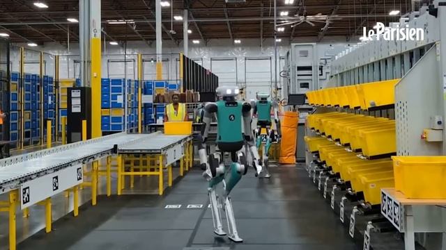 Amazon teste des robots humanoïdes pour préparer ses commandes смотреть онлайн
