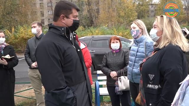 Владимир Слепцов принял работы по благоустройству двора в Тимоново смотреть онлайн