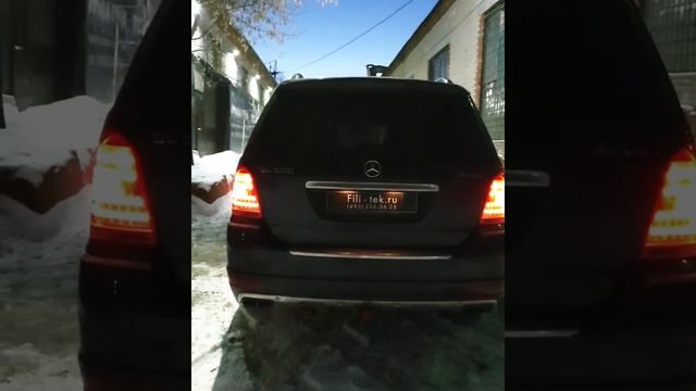 Тюнинг выхлопной системы Mercedes GL500 W164