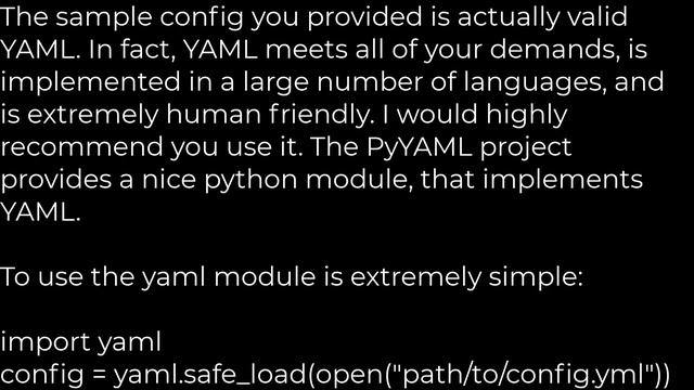 Python :What's the best practice using a settings file in Python? [closed](5solution) смотреть онлайн