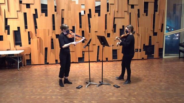 "Prayer For a Little Dove" for violin and viola - Sergey Nesterov (live, Aperture Duo) смотреть онлайн