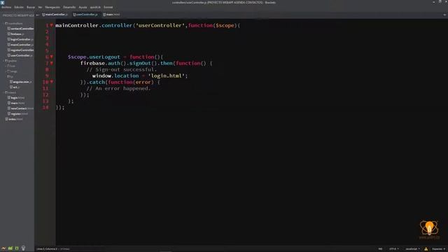 13. Tutorial Firebase - Cargando la información del perfil del usuario con Firebase смотреть онлайн