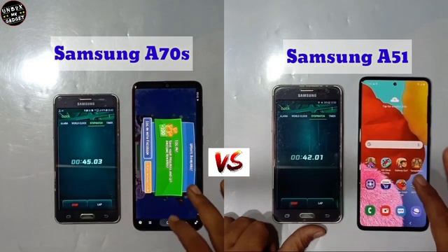 Samsung Galaxy A70s VS Samsung Galaxy A51 Speed Test Comparison смотреть онлайн
