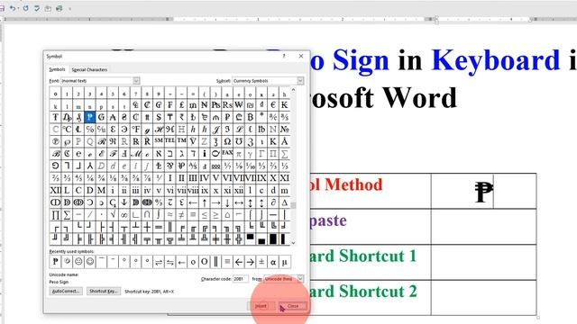 How to Put Peso Sign in Keyboard - [ ₱ ] смотреть онлайн