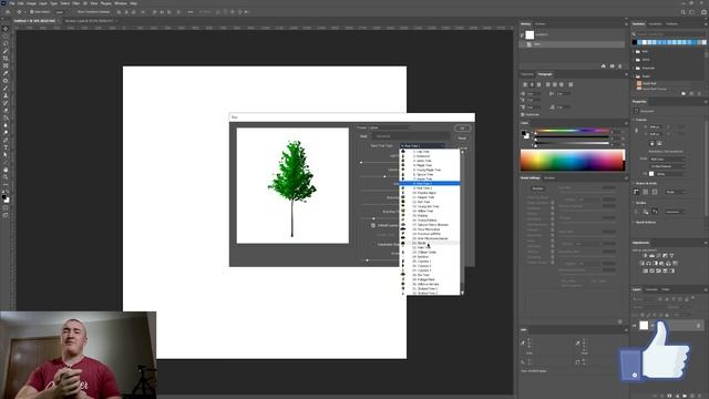 How To Make a Tree Brush In Photoshop (TUTORIAL)