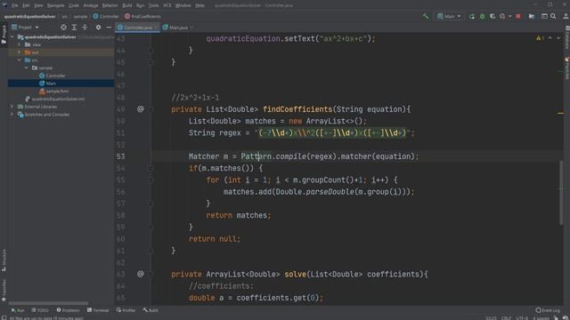 JavaFX and Scene Builder - Quadratic Equation Solver смотреть онлайн