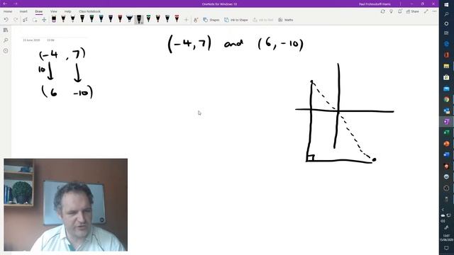 DISTANCE BETWEEN TWO POINTS: Using Coordinates - Secondary Maths Live-stream смотреть онлайн