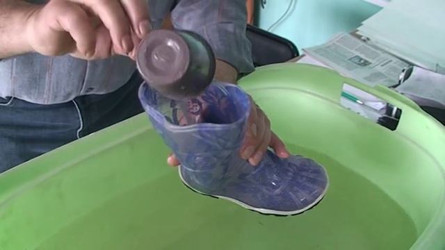 как проверить сапоги из ПВХ на течь в домашних условиях смотреть онлайн