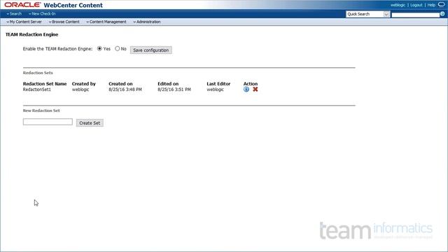 Redaction for WebCenter Content - By TEAM Informatics смотреть онлайн