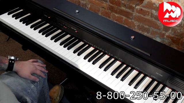 Цифровое пианино CASIO PX-750 смотреть онлайн