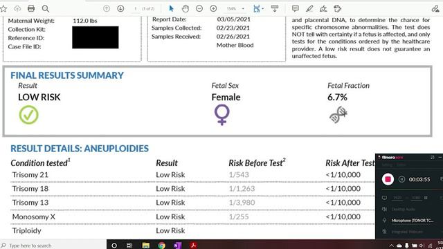 Panorama Non-Invasive Prenatal Testing (NIPT) Results Shared & Explained by Genetic Counselor смотреть онлайн
