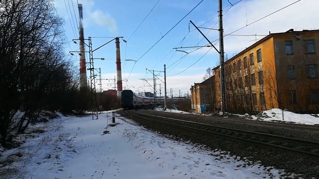 РЖД Арктика. Пару часов из жизни железнодорожной станции Мурманск, Октябрьской ЖД. смотреть онлайн