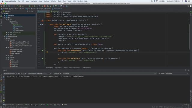 Android Tutorial: Retrofit + RecyclerView + REST API смотреть онлайн