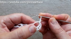 Простая кайма крючком. Ажурная кайма для вязания крючком.
