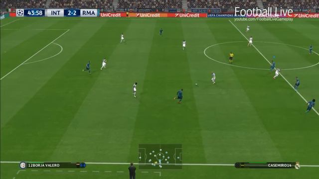 PES 2017 | Inter vs Real Madrid | Free Kick Goal & Full Match | UEFA Champions League смотреть онлайн