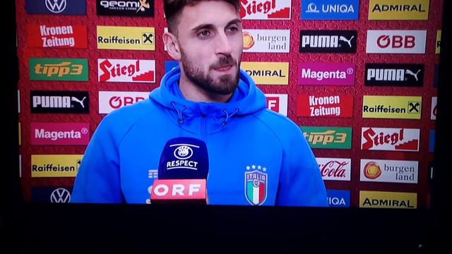 Interview von Vincent Grifo nach der Niederlage gegn Österreich... смотреть онлайн