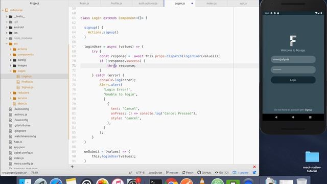 React native tutorial Part 7 - Error Handling in React Native смотреть онлайн
