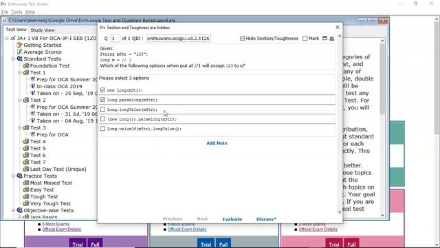 Java Tutorial on the Long wrapper class (enthuware.ocajp.i.v8.2.1126) смотреть онлайн