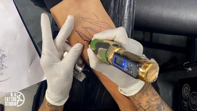 Maha Mrityunjaya Mantra | Tattoo Timelapse | N.A Tattoo Studio смотреть онлайн