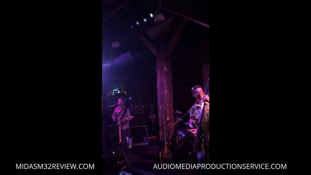 Midas M32 - Live sound / Chad Lee Band смотреть онлайн