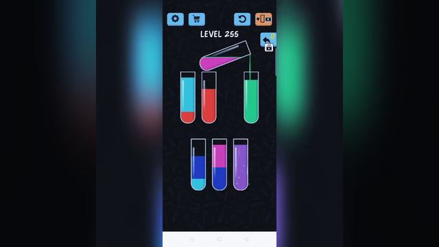 Water Color Sort level 255 смотреть онлайн