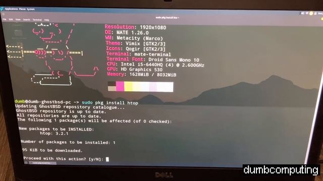 Installing ghostBSD on real hardware is super simple! смотреть онлайн