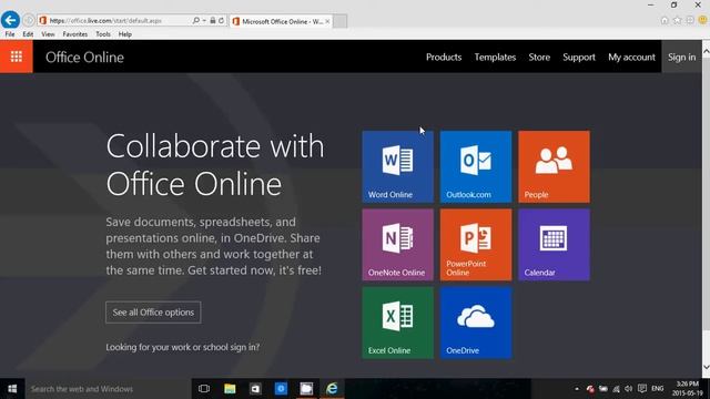 Free Microsoft Office available with Office online Word Excel Powerpoint Onedrive смотреть онлайн